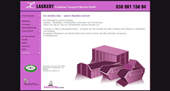 Desktop Screenshot of entsorgung-lackert.de